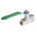 RS PRO Brass Threaded 2-Way BSPP Ball Valve 40 bar Maximum Operating Pressure 150°C Maximum Operating Temperature 141-7705