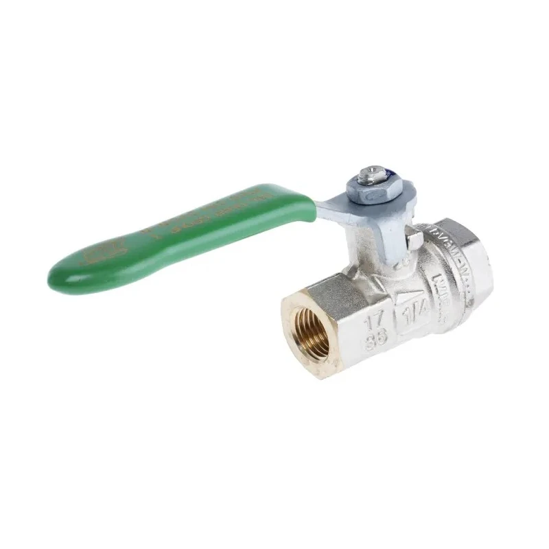RS PRO Brass Threaded 2-Way BSPP Ball Valve 40 bar Maximum Operating Pressure 150°C Maximum Operating Temperature 141-7705