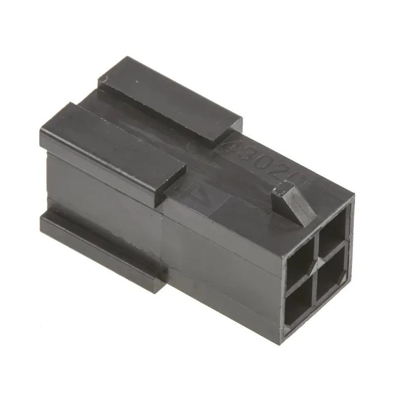 Molex Micro-Fit 3.0 Male Connector Housing 3 mm Pitch 4 Way 2 Row Straight 43020-0401