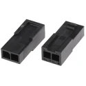 Molex Micro-Fit 3.0 Male Crimp Connector Housing 3 mm Pitch 2 Way 1 Row Straight 43640-0201