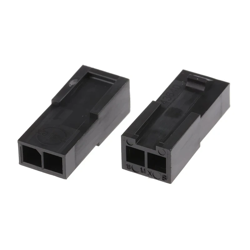 Molex Micro-Fit 3.0 Male Crimp Connector Housing 3 mm Pitch 2 Way 1 Row Straight 43640-0201