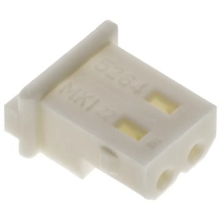 Molex Mini-SPOX Female Connector Housing 2.5 mm Pitch 2 Way 1 Row Straight 50-37-5023