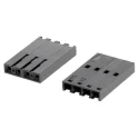 Molex SL Female Connector Housing 2.54 mm Pitch 4 Way 1 Row Straight 50-57-9004