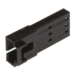 Molex SL Male Connector Housing 2.54 mm Pitch 3 Way 1 Row Straight 70107-0002