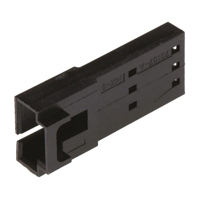 Molex SL Male Connector Housing 2.54 mm Pitch 3 Way 1 Row Straight 70107-0002