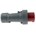 MENNEKES PowerTOP Plus IP67 Red Cable Mount 3P+N+PE Straight Industrial Power Connector 63A 400V 3325RS