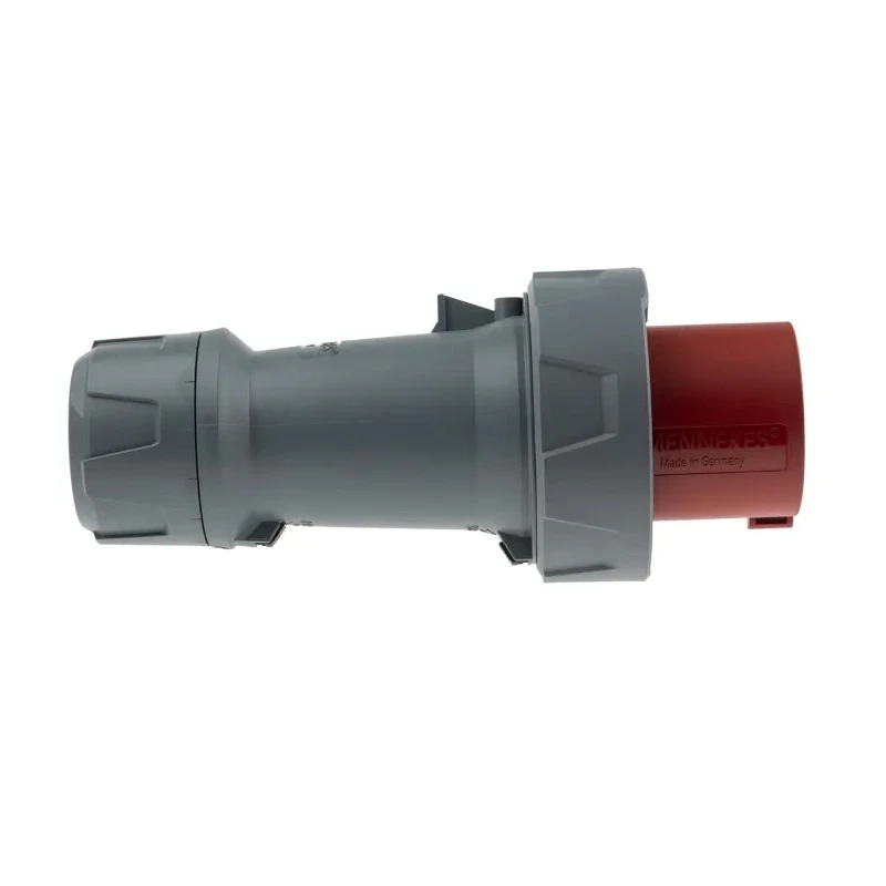 MENNEKES PowerTOP Plus IP67 Red Cable Mount 3P+N+PE Straight Industrial Power Connector 63A 400V 3325RS