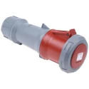 MENNEKES Rated Industrial Power Connector 63A 400V IP67 Red Cable Mount PowerTOP Plus 