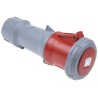 MENNEKES Rated Industrial Power Connector 63A 400V IP67 Red Cable Mount PowerTOP Plus