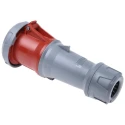 MENNEKES Rated Industrial Power Connector 63A 400V IP67 Red Cable Mount PowerTOP Plus 