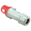 Scame Mennekes PowerTOP IP44 Red Cable Mount 3P+PE Straight Industrial Power Connector 63A 400V 3252RS