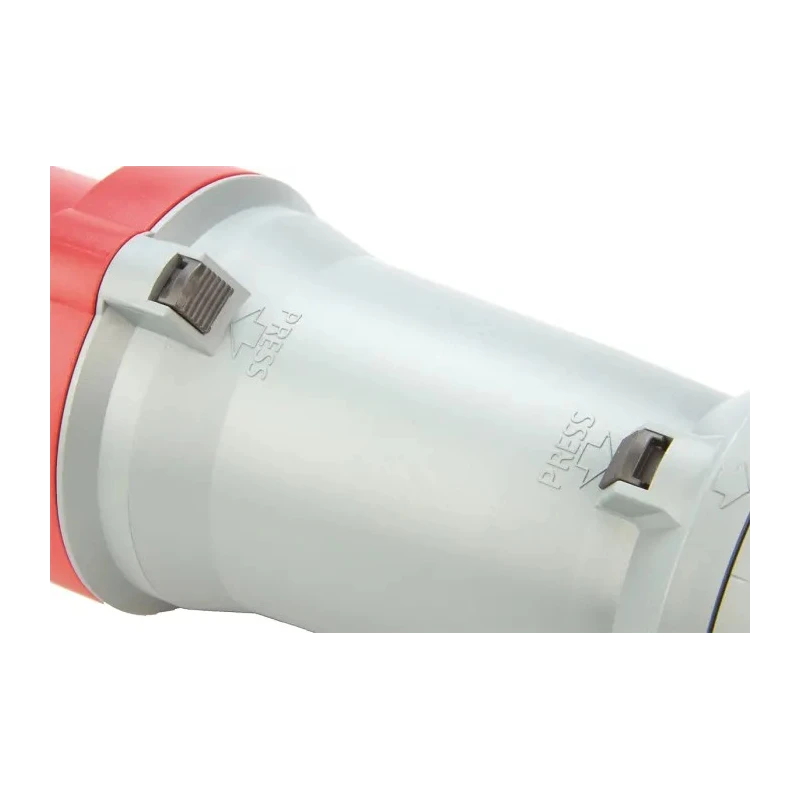 Scame Mennekes PowerTOP IP44 Red Cable Mount 3P+PE Straight Industrial Power Connector 63A 400V 3252RS