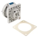 MENNEKES Industrial Power Connector 16A 230V IP67 Blue Panel Mount 3 Poles 