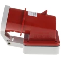 MENNEKES Red IP44 Panel Mount 3P+N+PE Right Angle Industrial Power Connector 16A 400V IP44 