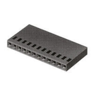 TE Connectivity AMPMODU MOD IV Female Connector Housing, 2.54 mm Pitch, 6 Way, 1 Row Straight 1-87499-1