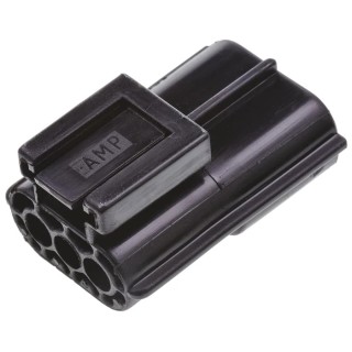 TE Connectivity Econoseal III 070 Series Connector Housing Female 3 Way 1 Row 4.8 mm Pitch Nylon 344271-1