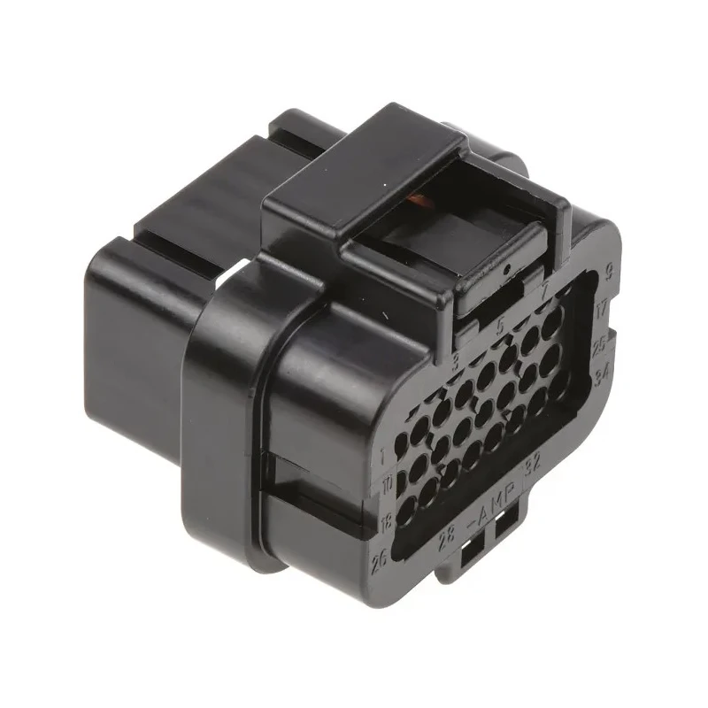 TE Connectivity AMP Superseal Automotive Connector Male Black Cable 34 Way Crimp Termination 4-1437290-0