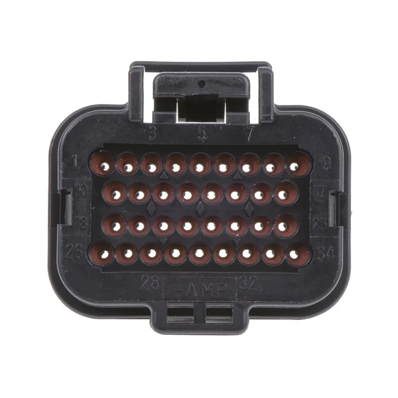 TE Connectivity AMP Superseal Automotive Connector Male Black Cable 34 Way Crimp Termination 4-1437290-0