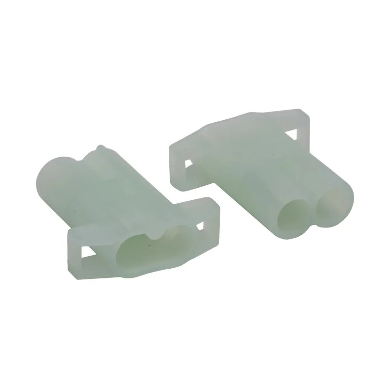 TE Connectivity Commercial MATE-N-LOK Male Connector Housing 5.98 mm Pitch 2 Way 1 Row Straight 151679