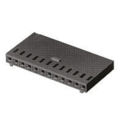 TE Connectivity AMPMODU MOD IV Female Connector Housing 2.54 mm Pitch 6 Way 1 Row Straight 102241-4
