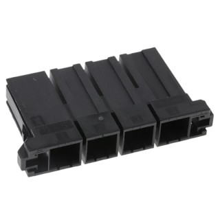 TE Connectivity Dynamic 5000 Female Connector Housing 4 Way 1 Row Straight 10.16 mm Pitch 1-179958-4