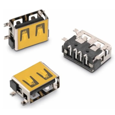 Wurth Elektronik Straight Surface Mount Female USB Type A Connector USB 2.0 1 Port 1.5A 500V 629104190121