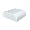 Italtronic Thermo 80 Series White Lid ABS Enclosure, 20.2 mm Height x 80 mm Width x 80 mm Length 61.6061000