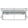 TE Connectivity 14-Way IDC Connector Female for Cable, 2 Row, 1A Current, 2.54mm Pitch, AMP-LATCH 609 Series 1658526-8