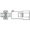 TE Connectivity Mini-Universal MATE-N-LOK Female Connector Housing 4.2 mm Pitch 3 Way 1 Row Straight 172329-1