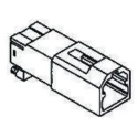 TE Connectivity MULTILOCK 040 Female Connector Housing 2 Way 1 Row Straight 2.5mm Pitch 174057-4