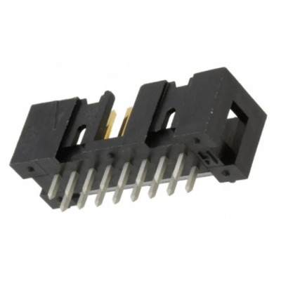 TE Connectivity AMP-LATCH Series Straight Through Hole PCB Header 16 Contacts 2.54 mm Pitch 2 Row Shrouded 1761681-6