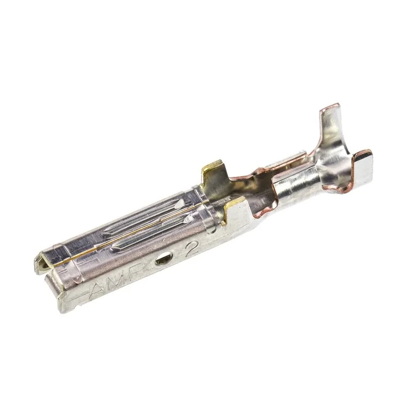 TE Connectivity Dynamic 3000 Series Female Crimp Terminal, 20 AWG Min Crimp, 16 AWG Max, Gold Plated, Copper Alloy 175218-2