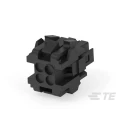 TE Connectivity Metrimate Male Connector Housing 5 mm Pitch 4 Way 2 Row Straight 207015-1