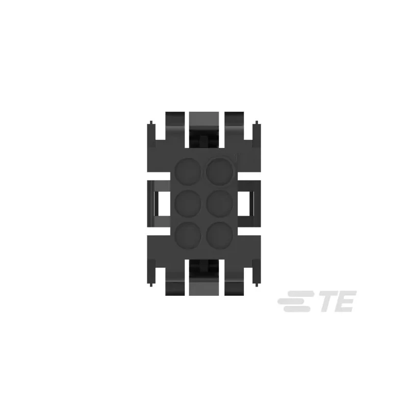 TE Connectivity Metrimate Male Connector Housing 5 mm Pitch 6 Way 3 Row Straight 207152-1