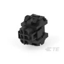TE Connectivity Metrimate Male Connector Housing 6 Way 3 Row 5 mm Pitch Panel Mount Straight 207152-1