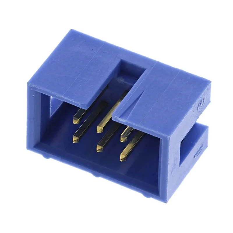 TE Connectivity AMP-LATCH Series Straight Through Hole PCB Header 6 Contacts 2.54 mm Pitch 2 Row Shrouded 2-1761603-1