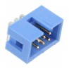 TE Connectivity AMP-LATCH Series Right Angle Through Hole PCB Header, 6 Contact(s), 2.54 mm Pitch, 2 Row 2-1761605-1