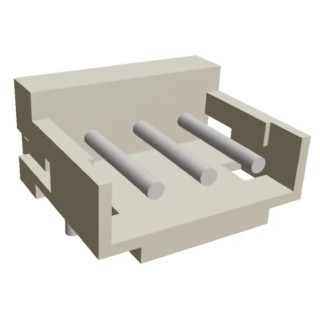 TE Connectivity AMP CT Series Right Angle Through Hole PCB Header, 3 Contact, 2 mm Pitch, 1 Row, Shrouded 292253-3