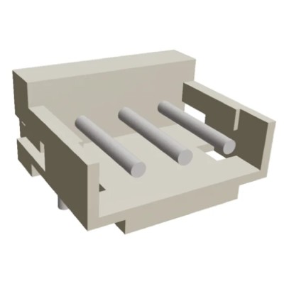 TE Connectivity AMP CT Series Right Angle Through Hole PCB Header, 3 Contact, 2 mm Pitch, 1 Row, Shrouded 292253-3