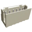 TE Connectivity AMP CT Series Shrouded PCB Header 6 Contacts, 2 mm Pitch, 1 Row 292132-6