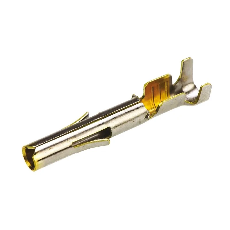 TE Connectivity Universal MATE-N-LOK Series Female Crimp Terminal 20 AWG Min Crimp, 14 AWG Max 350550-2