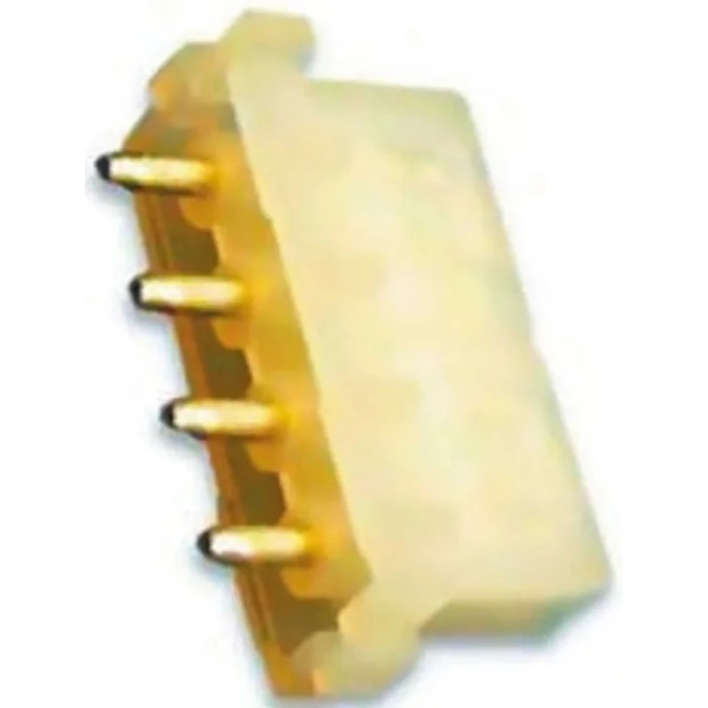 TE Connectivity Universal MATE-N-LOK Series Straight Through Hole PCB Socket, 3-Contact, 1 Row, 6.35 mm Pitch, 19A 350760-4