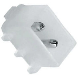 TE Connectivity Universal MATE-N-LOK Series Straight Through Hole PCB Header 2 Contact 6.35 mm Pitch 1 Row 350786-3