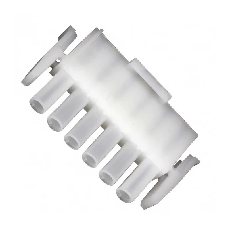 TE Connectivity Universal MATE-N-LOK Male Connector Housing, 6.35 mm Pitch, 6 Way, 1 Row Straight 640585-1