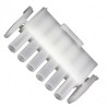 TE Connectivity Universal MATE-N-LOK Male Connector Housing, 6.35 mm Pitch, 6 Way, 1 Row Straight 640585-1