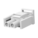 TE Connectivity Universal MATE-N-LOK II Male Connector Housing 6.35 mm Pitch 2 Way 1 Row Straight 770017-1
