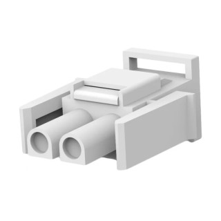 TE Connectivity Universal MATE-N-LOK II Male Connector Housing 6.35 mm Pitch 2 Way 1 Row Straight 770017-1