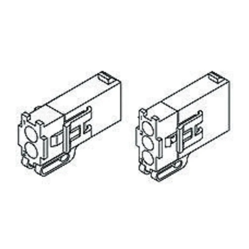 TE Connectivity Mini-Universal MATE-N-LOK II Female Connector Housing 4.14 mm Pitch 2 Way 1 Row Straight 794185-1