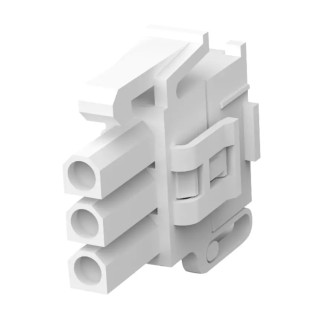 TE Connectivity Mini-Universal MATE-N-LOK II Male Connector Housing 4.14 mm Pitch 3 Way 1 Row Straight 794186-1