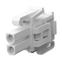 TE Connectivity Mini-Universal MATE-N-LOK II Male Connector Housing 4.14 mm Pitch 2 Way 1 Row Straight 794184-1